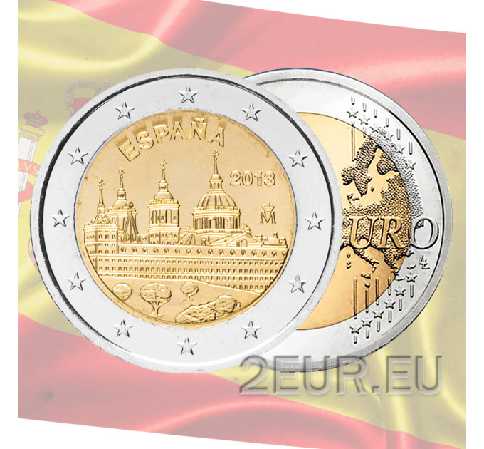 Spanje 2 euro UNC 2013 - Koninklijk Klooster van San Lorenzo de El Escorial