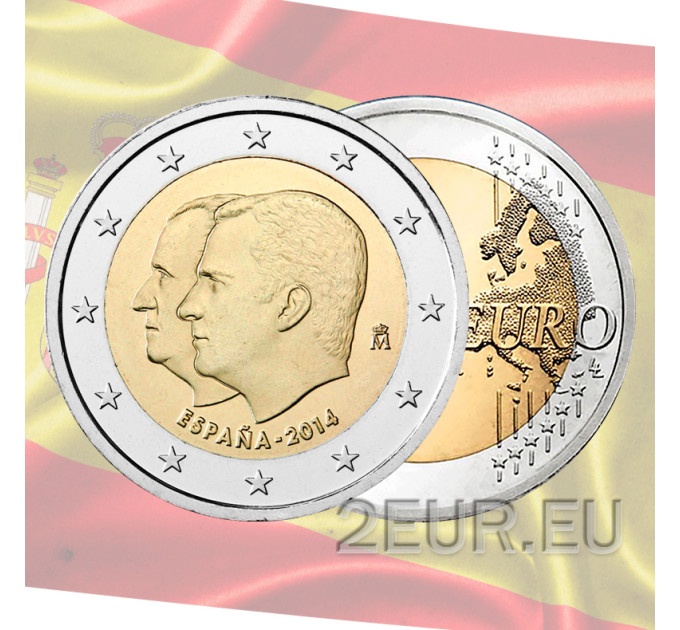 Spanje 2 euro UNC 2014 - Troonopvolging van koning Felipe VI
