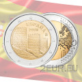 Spanje 2 euro UNC 2019 - De oude binnenstad van Avila en zijn kerken buiten de muren