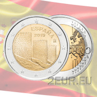 Spanje 2 euro UNC 2019 - De oude binnenstad van Avila en zijn kerken buiten de muren