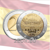 Spanje 2 euro UNC 2024 - Kathedraal van Sevilla