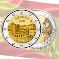 Spanje 2 euro UNC 2023 - UNESCO Werelderfgoed - Oude binnenstad van Cáceres