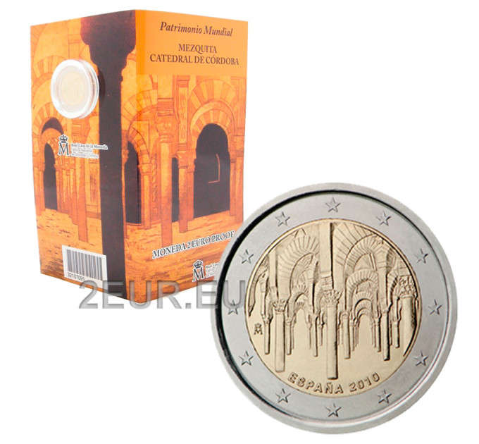 Spanje 2 euro proof 2010 - historisch centrum van Cordoba