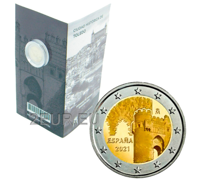 Spanje 2 euro proof 2021 - Historische stad Toledo