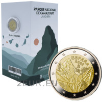 Spanje 2 euro proof 2022 - Garajonay Nationaal Park Spanje 2 euro proof 2022 - Garajonay Nationaal Park