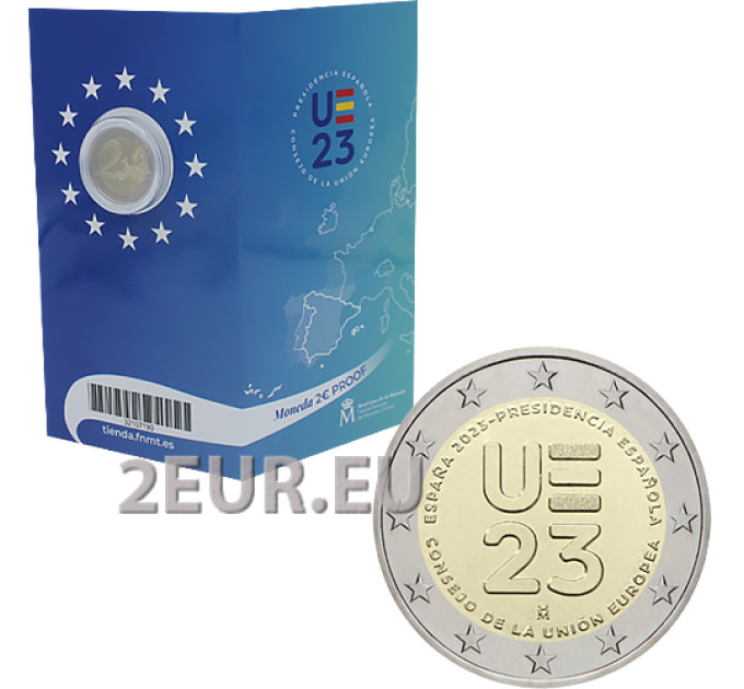 Spanje 2 euro proof 2023 - Spaans voorzitterschap van de Raad van de EU