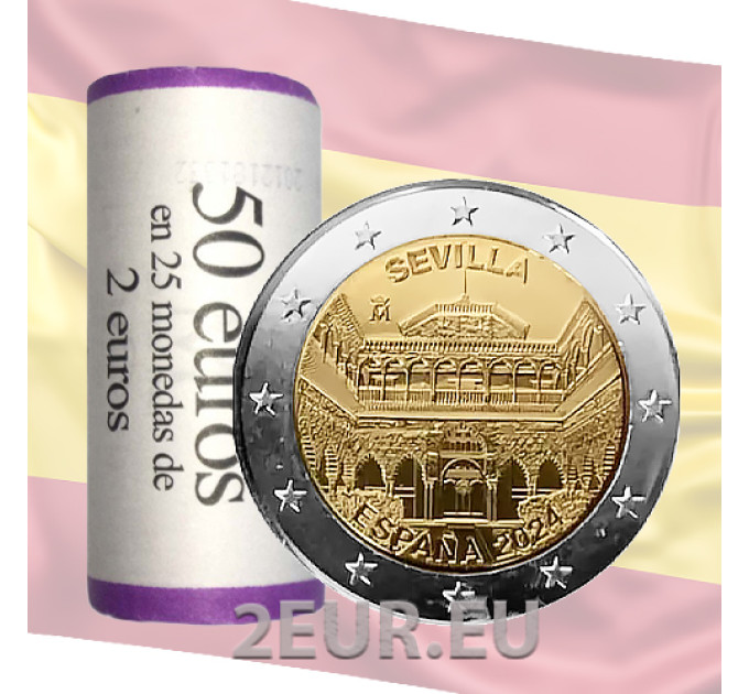 Spanje 2 euro UNC 2024 - Kathedraal van Sevilla
