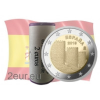 Spanje 2 euro UNC 2019 - Oude binnenstad van Avila Spanje 2 euro UNC 2019 - Oude binnenstad van Avila