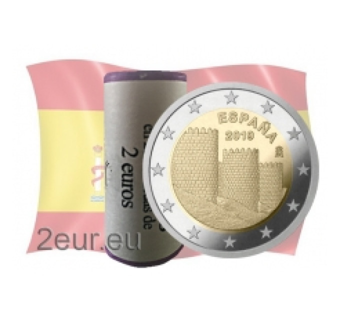 Spanje 2 euro UNC 2019 - Oude binnenstad van Avila