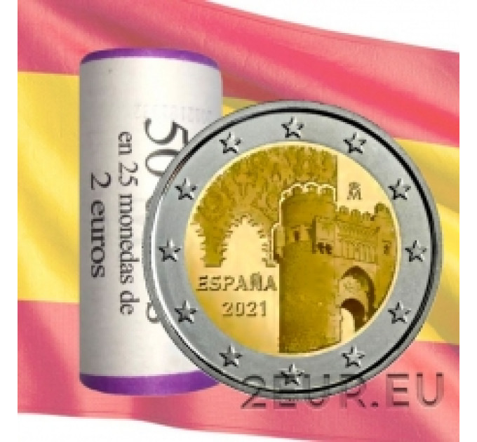 Spanje 2 euro UNC 2021 - Historische stad Toledo