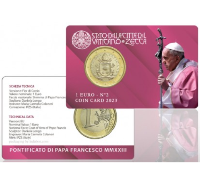 Vaticaan 1 EURO BU 2023 - №2
