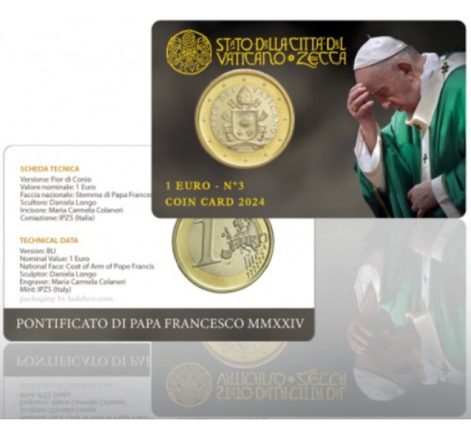 Vaticaan 1 EURO BU 2024 - №3