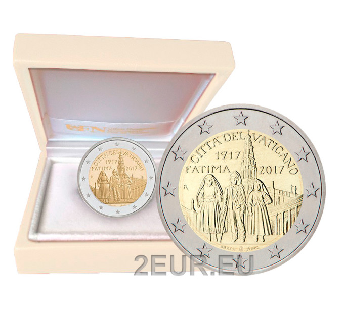 Vaticaan 2 euro proof 2017 - Eeuwfeest van de Mariaverschijningen van Fatima