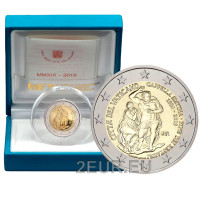 Vaticaan 2 euro proof 2019 - 25e verjaardag van de restauratie van de Sixtijnse Kapel