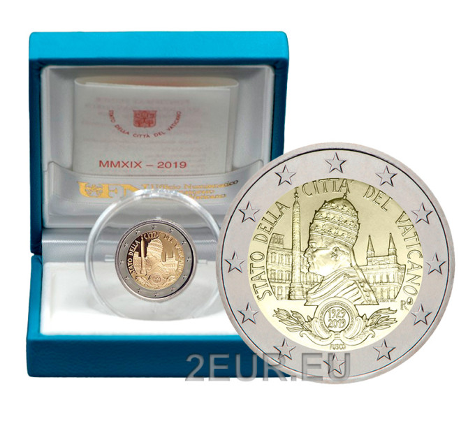 Vaticaan 2 euro proof 2019 - 90e verjaardag van de oprichting van de staat Vaticaanstad