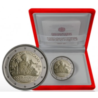Vaticaan 2 euro proof 2024 - 750e sterfdag van Sint Thomas van Aquino