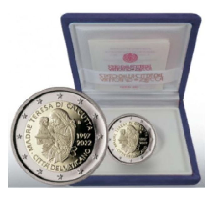 Vaticaan 2 euro proof 2022 - 25e sterfdag van Moeder Teresa van Calcutta