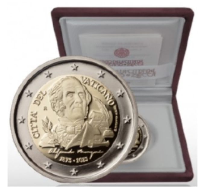 Vaticaan 2 euro proof 2023 - 150e verjaardag van de dood van Alessandro Manzoni