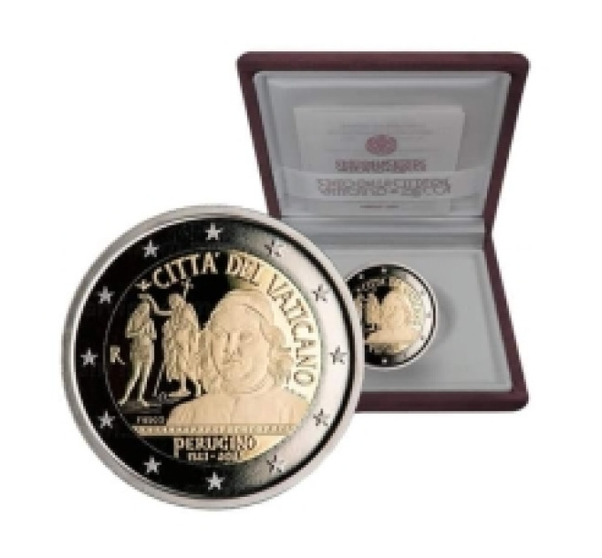 Vaticaan 2 euro proof 2023 - 500ste verjaardag van de dood van Pietro Perugino