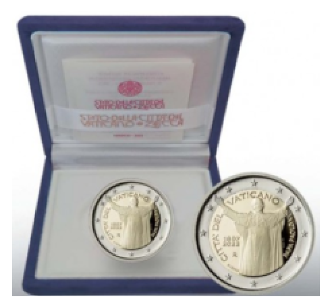 Vaticaan 2 euro proof 2022 - 125e geboortedag van Giovanni Battista Montini - Paus Paulus VI