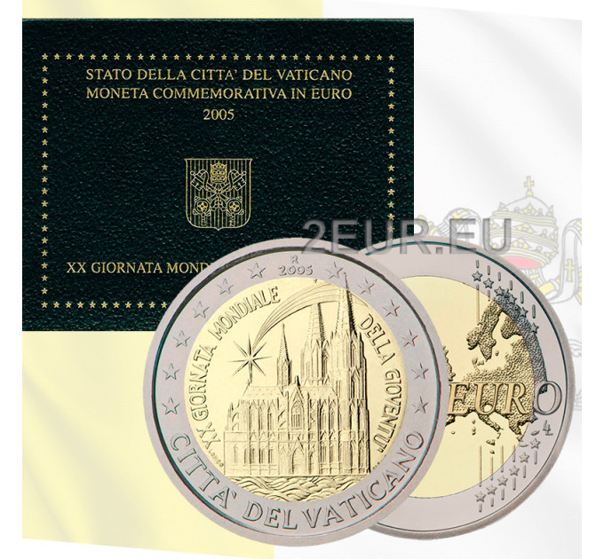 Vaticaan 2 euro BU 2005 - XX. Wereldjongerendag in Keulen