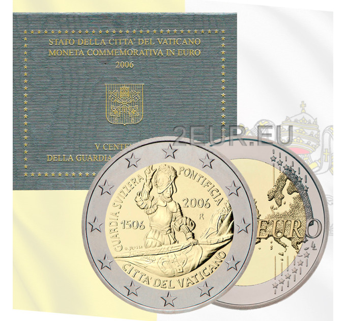 Vaticaan 2 euro BU 2006 - 500 jaar Zwitserse Garde