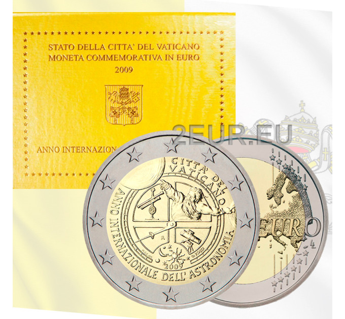 Vaticaan 2 euro BU 2009 - Internationaal Jaar van de Astronomie