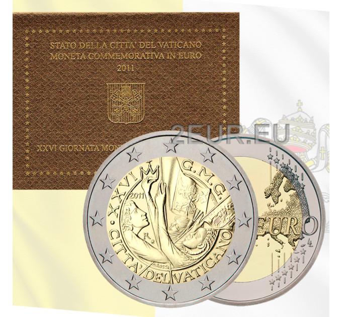 Vaticaan 2 euro BU 2011 - De 26e Wereldjongerendag - Madrid