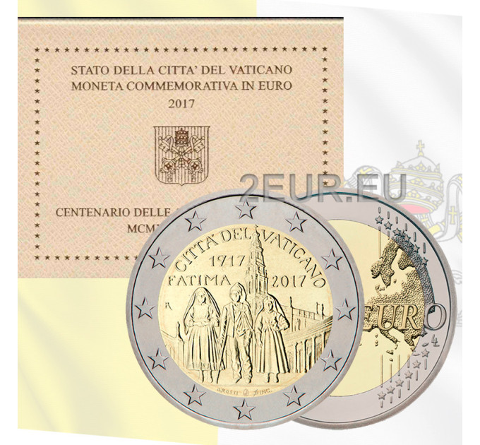  Vaticaan 2 euro BU 2017 - Eeuwfeest van de Mariaverschijningen van Fatima