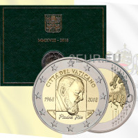 Vaticaan 2 euro BU 2018 - 50e sterfdag van Pater Pio
