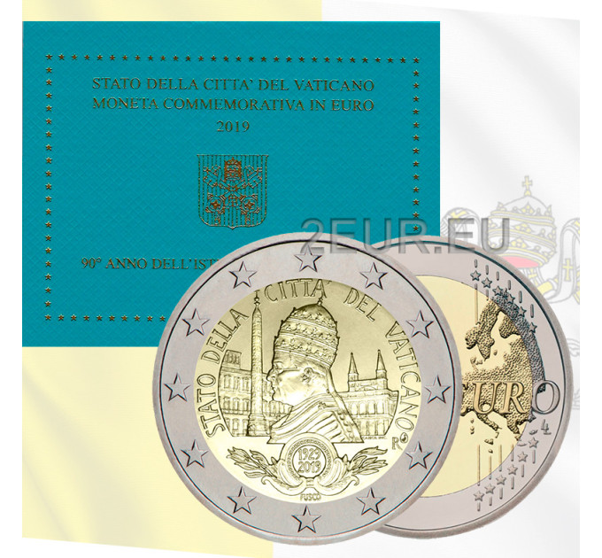 Vaticaan 2 euro BU 2019 - 90e verjaardag van de oprichting van de staat Vaticaanstad