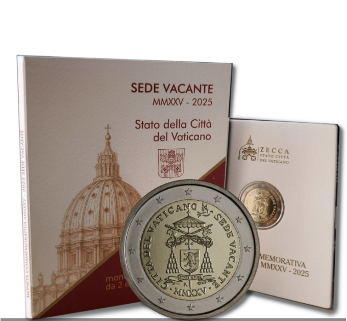 Vaticaan 2 euro BU 2025 - Sede Vacante MMXXV