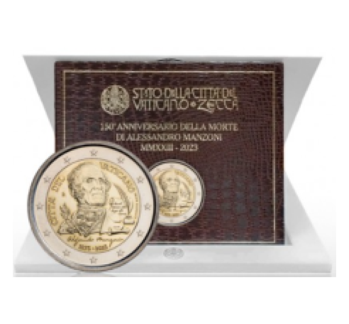 Vaticaan 2 euro BU 2023 - 150e verjaardag van de dood van Alessandro Manzoni