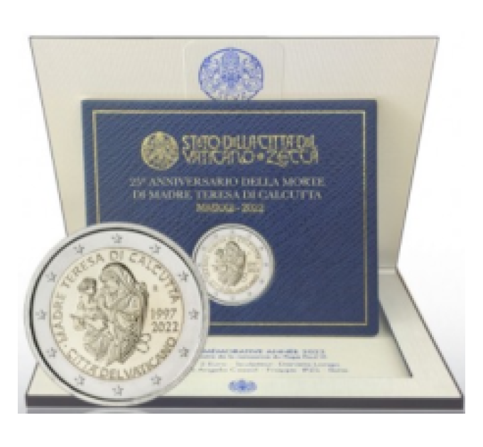 Vaticaan 2 euro BU 2022 - 25e sterfdag van Moeder Teresa van Calcutta