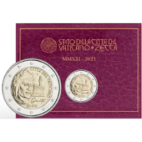 Vaticaan 2 euro BU 2021 - 700e sterfdag van Dante Alighieri
