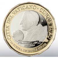 Vaticaan 5 euro proof 2022 - Honderdste verjaardag van de dood van paus Benedetto XV