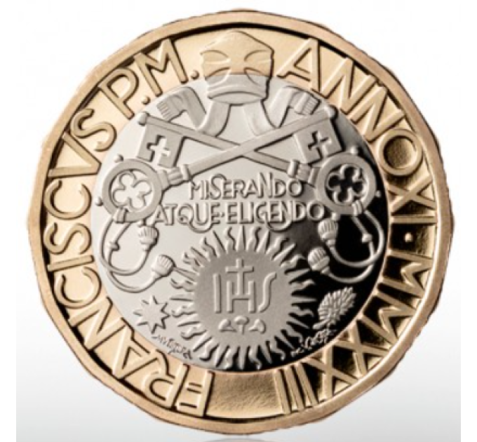 Vaticaan 5 euro proof 2023 - 100 jaar sinds de geboorte van Don Lorenzo Milani