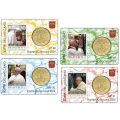 Vaticaan 50 cent BU  + Stempel 2024