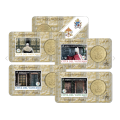 Vaticaan 50 cent BU  + Stempel 2025