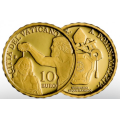 Vaticaan 10 euro goud proof 2024 - Doop