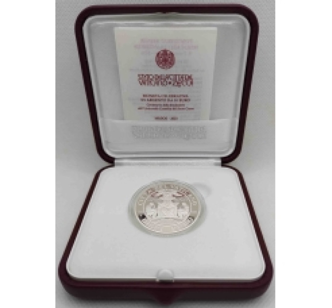 Vaticaan 10 euro zilver proof 2021 - Eeuwfeest van de oprichting van de Katholieke Universiteit van het Heilig Hart