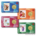 Vaticaan 50 cent BU  + Stempel 2023