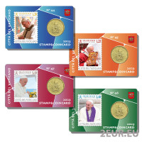 Vaticaan 50 cent BU  + Stempel 2023
