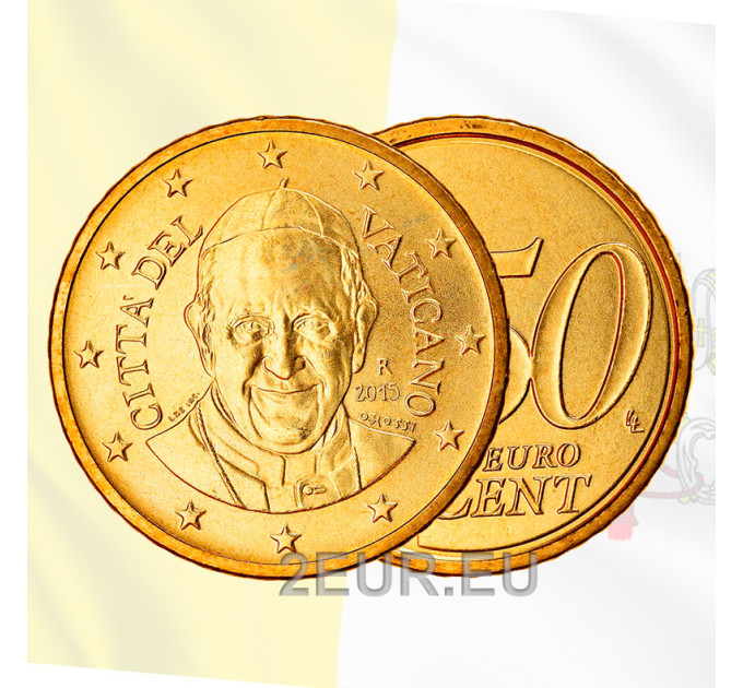 Vaticaan 50 cent UNC 2015