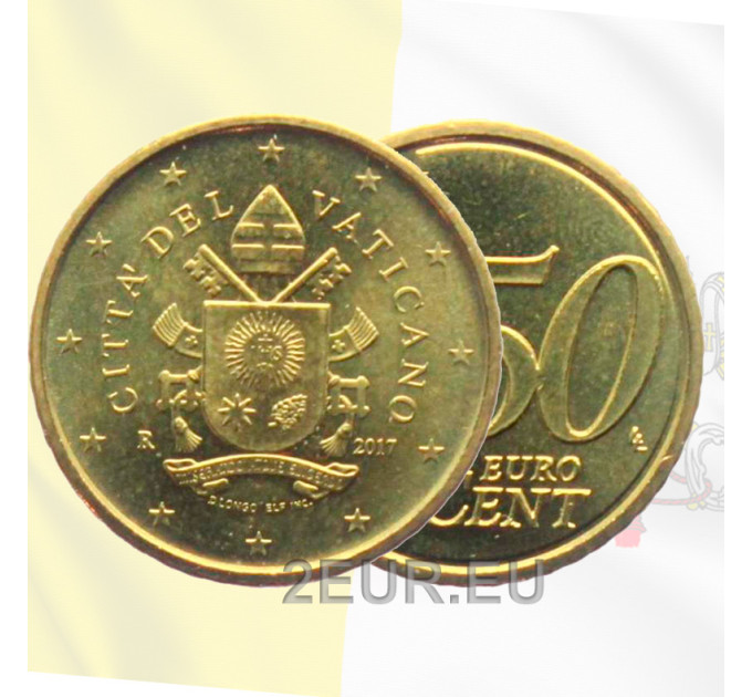 Vaticaan 50 cent UNC 2017