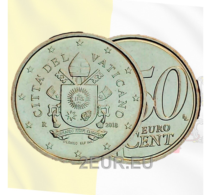 Vaticaan 50 cent UNC 2018