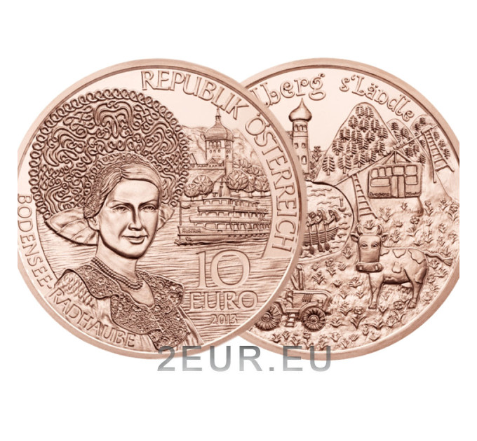 Oostenrijk 10 euromunt 2013 - Vorarlberg
