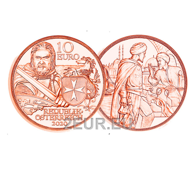 Austria 10 euro coin 2020 - Fortitude uncirculated