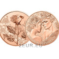 Austria 10 euro coin 2021 - the Rose