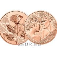 Austria 10 euro coin 2021 - the Rose Austria 10 euro coin 2021 - the Rose